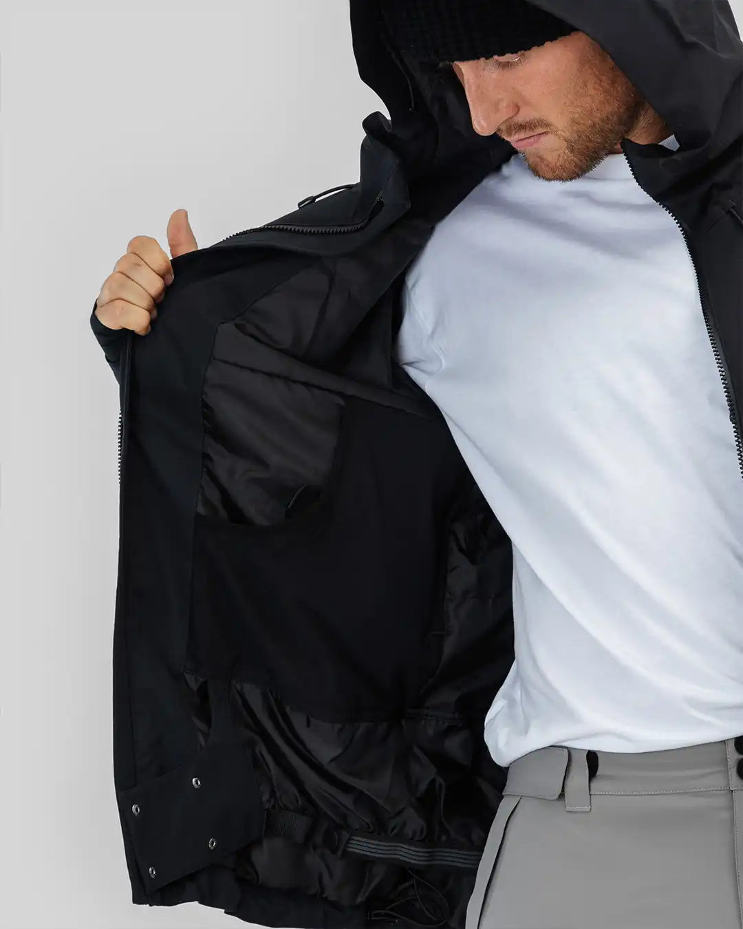 Fullzip 2L Winter Jacket - Black