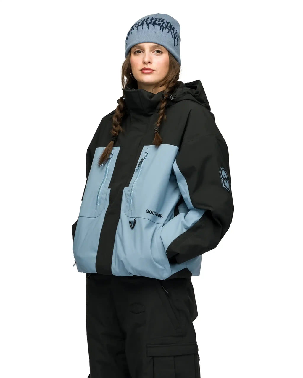 Manteau Neige S2000 Insulated Jacket - Blue Fog par SOUVENIR – vue 4