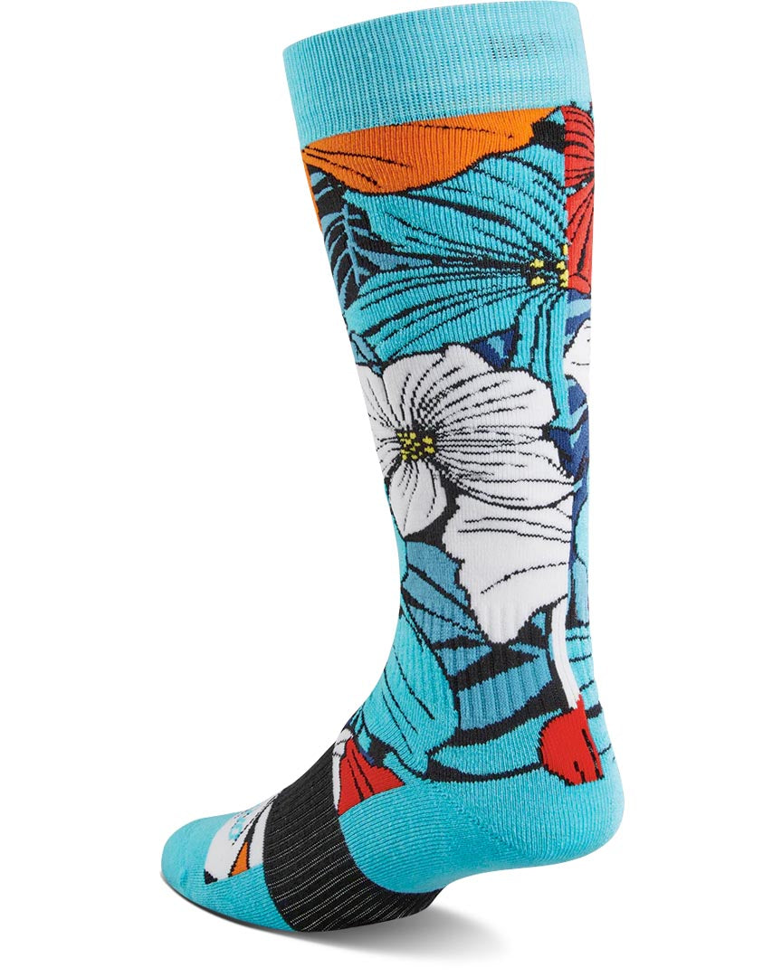 W Double Thermal Socks - Floral