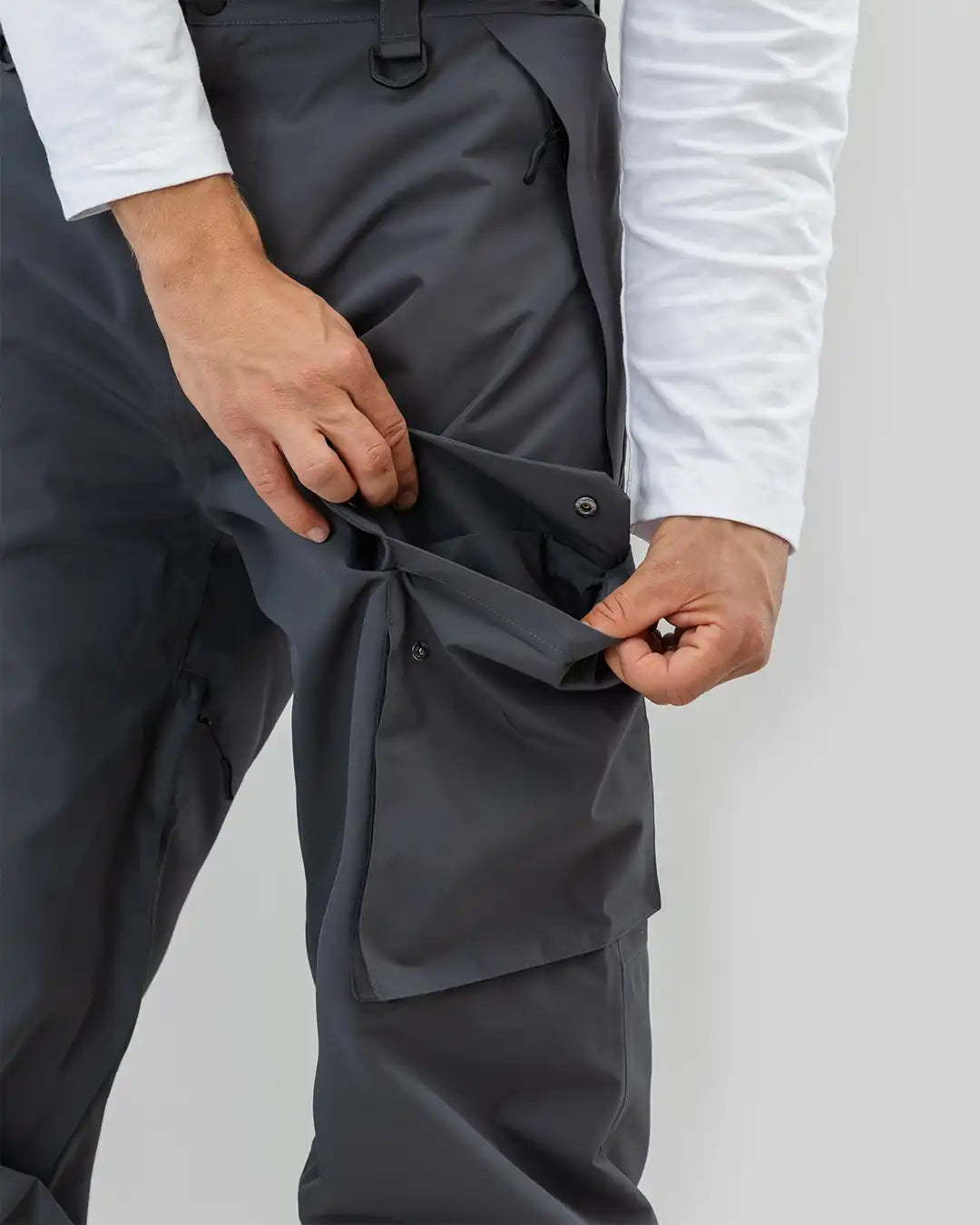 Cargo 2L Snow Pants - White