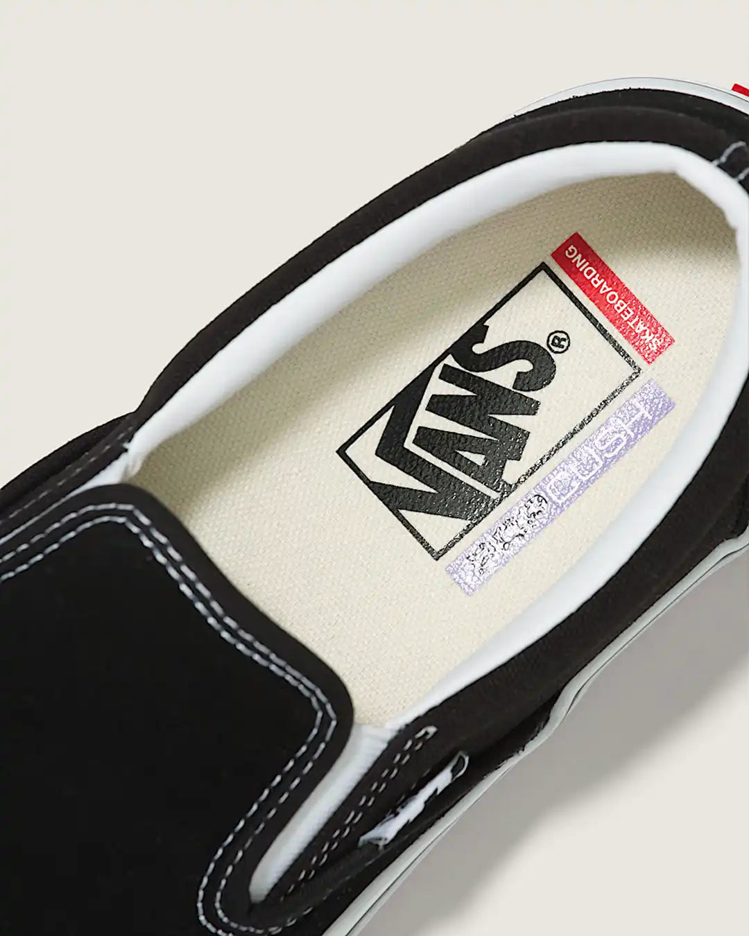 Skate Slip-On Shoes - Black/White