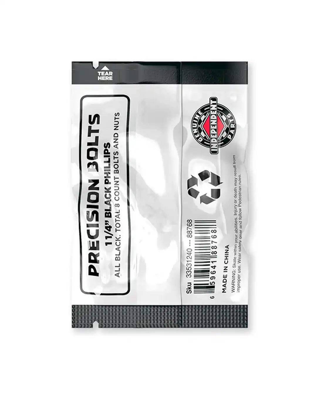 Phillips Genuine Skateboard Hardware - Black