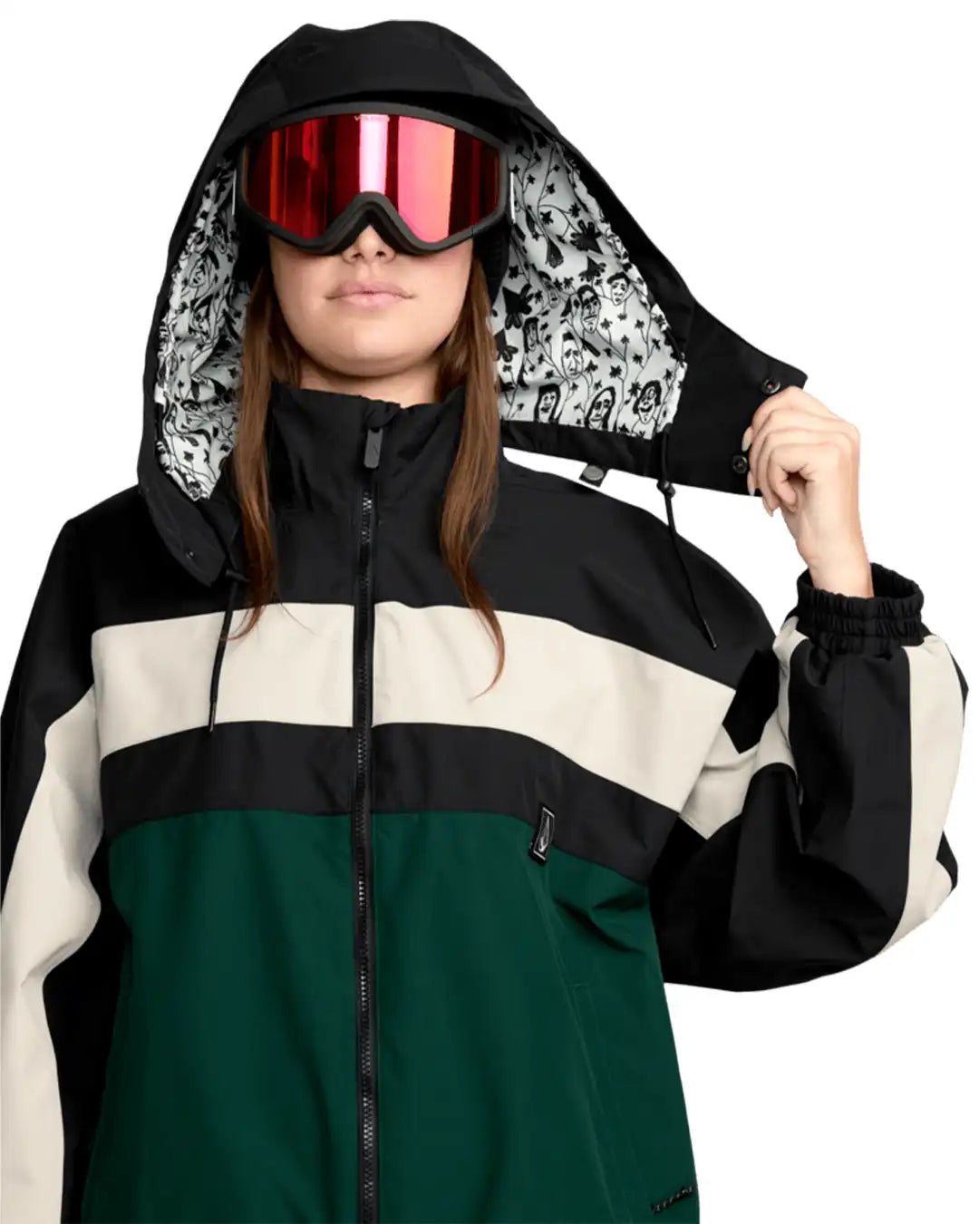 Manteau Neige Dlm - Black/Green