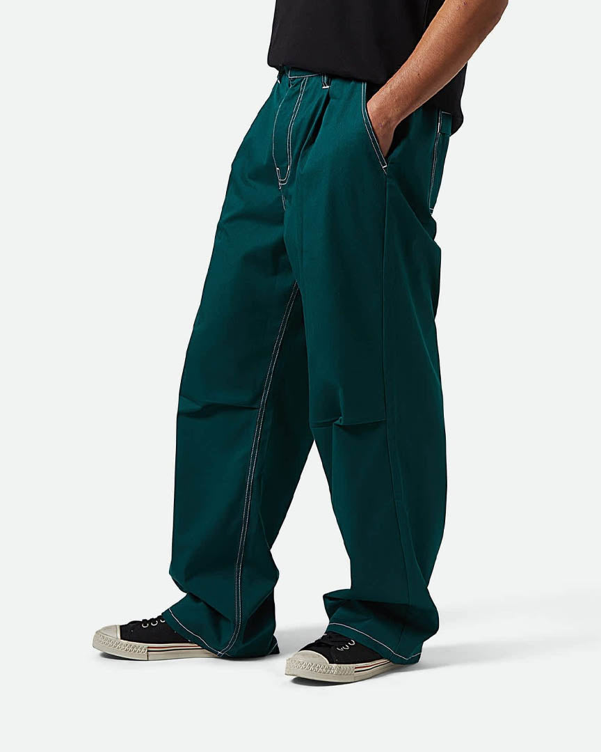Baggy Skate Pants - Deep Emerald