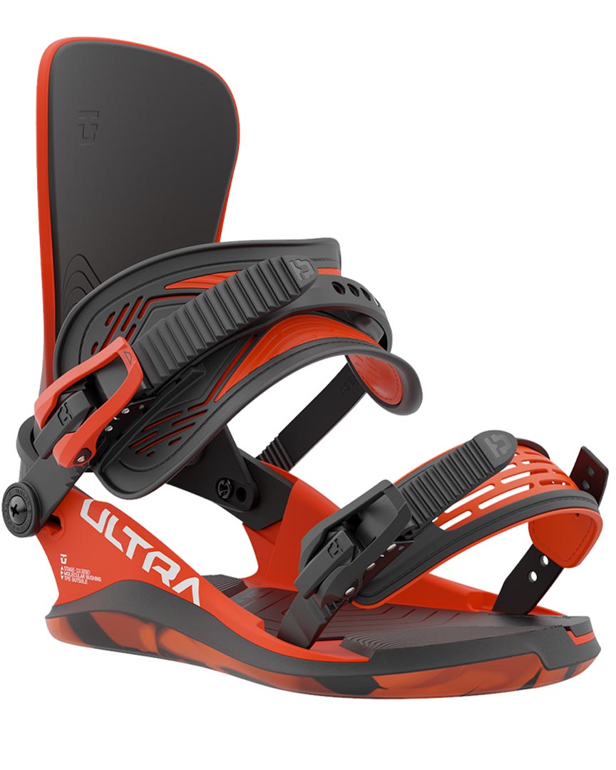 Ultra Snowboard Bindings - Hot Red 2024