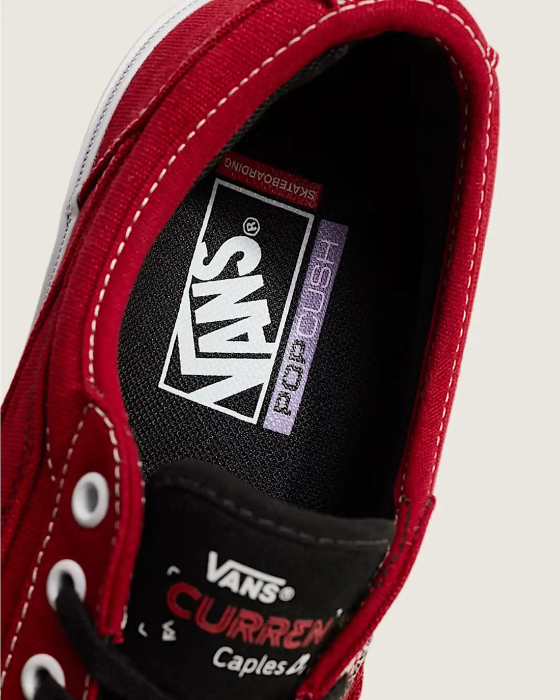 Souliers Skate Curren Caples - Red/White