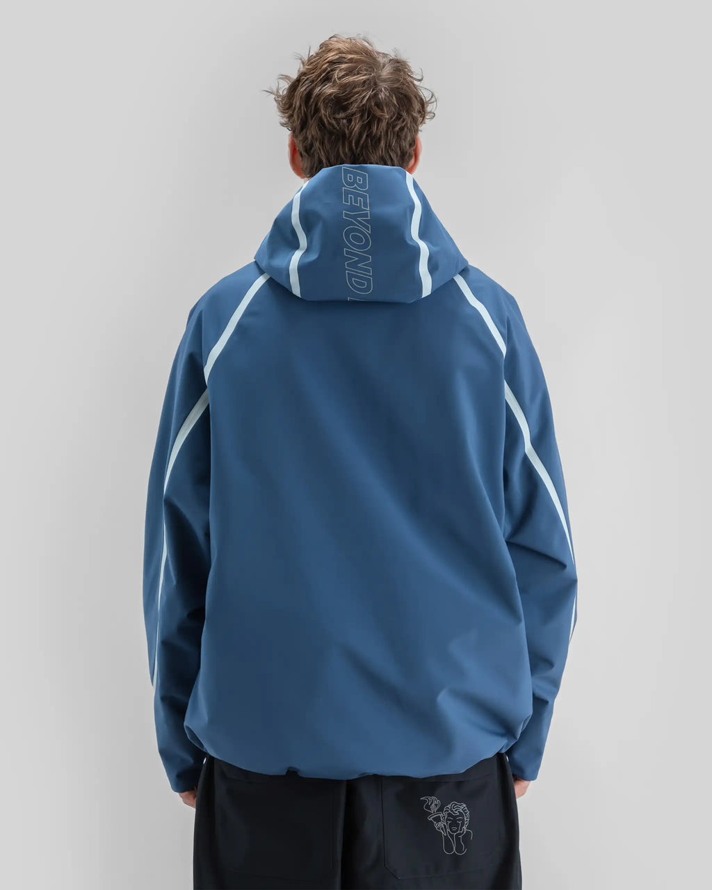 BEYOND MEDALS X Taped 3L Winter Jacket - Blue – view 6