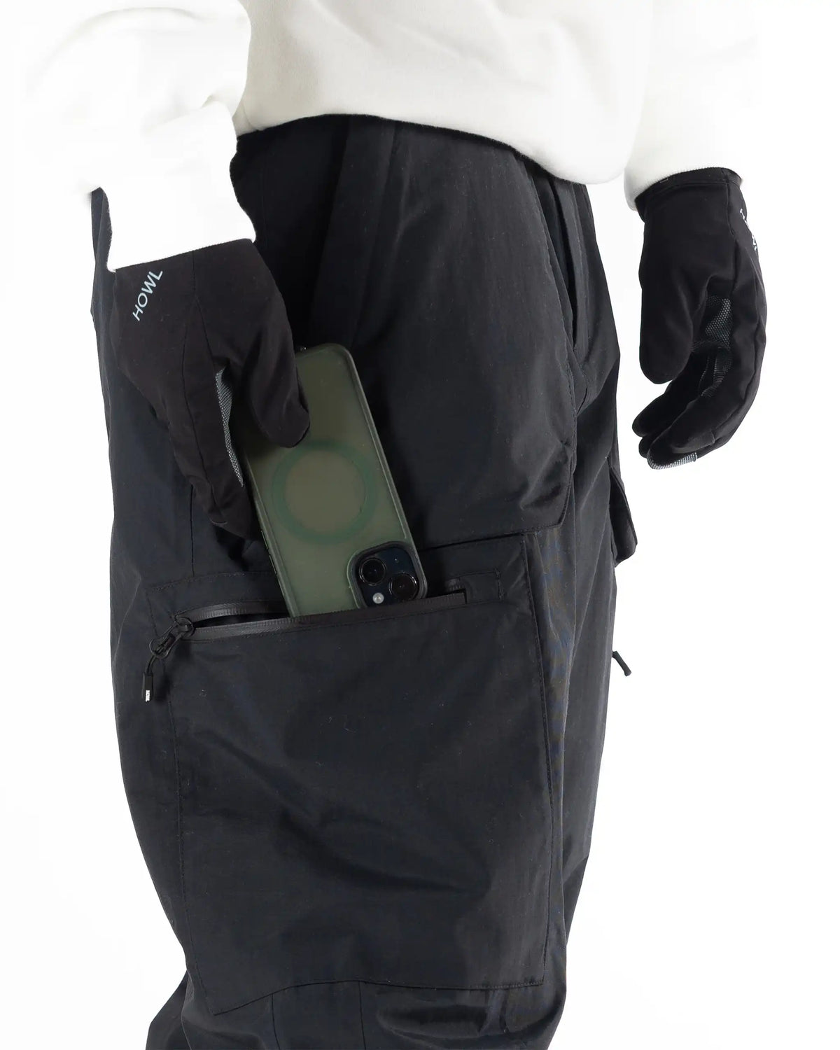 HOWL Heritage Snow Pants - Black – view 6