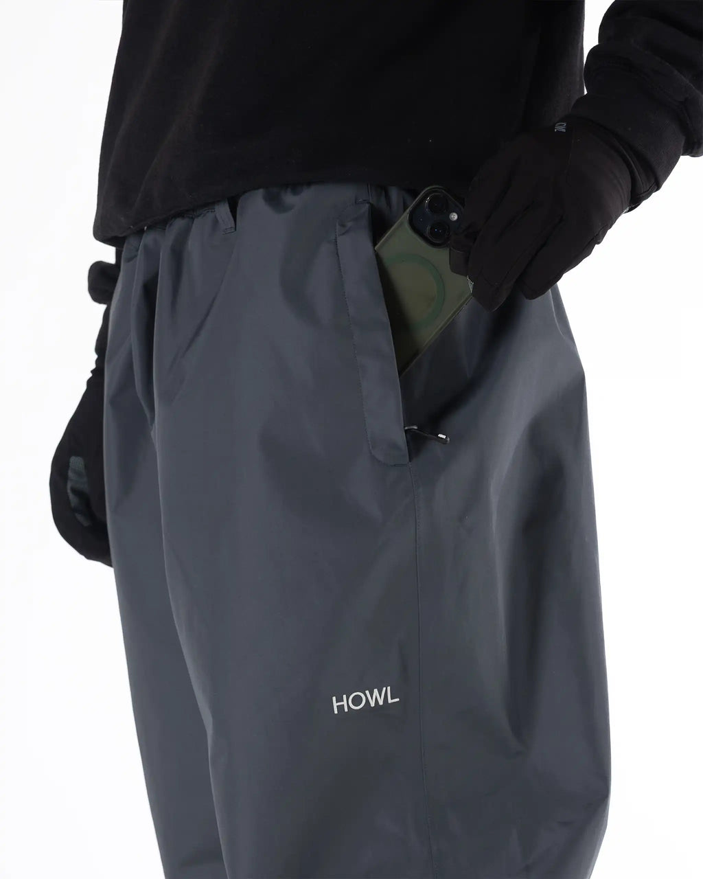 Pantalon de neige Pantalon Neige Nowhere - Wolf Grey par HOWL – vue 6