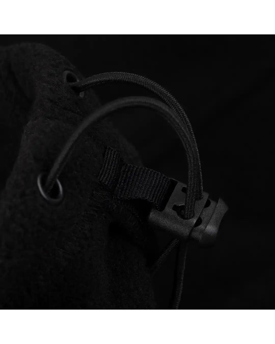 Cotton Ouaté Tech Fleece Zip Up - Black