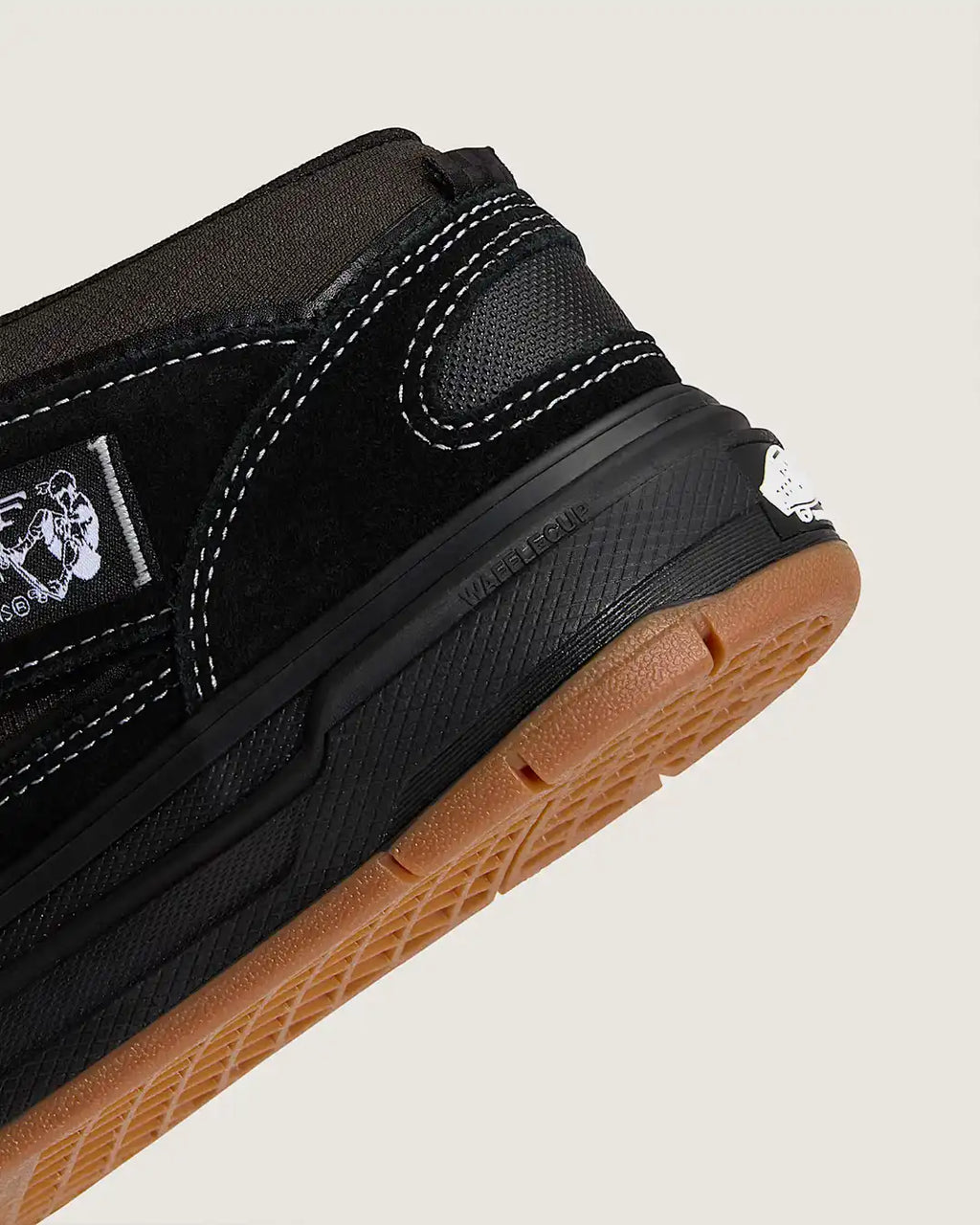 Souliers Skate Half Cab Wafflecup - Black/Asphalt