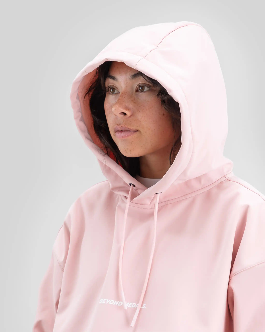 BEYOND MEDALS Softshell Hoodie - Pink – view 8
