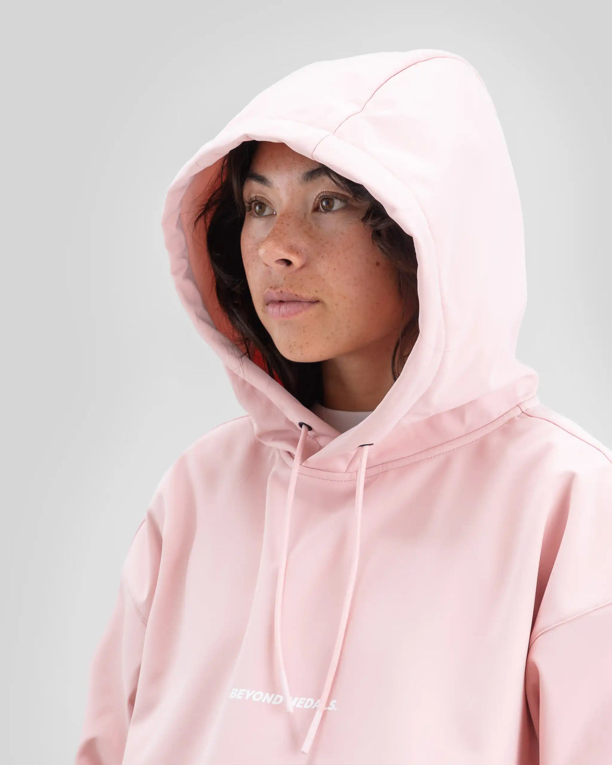 BEYOND MEDALS Softshell Hoodie - Pink – view 8