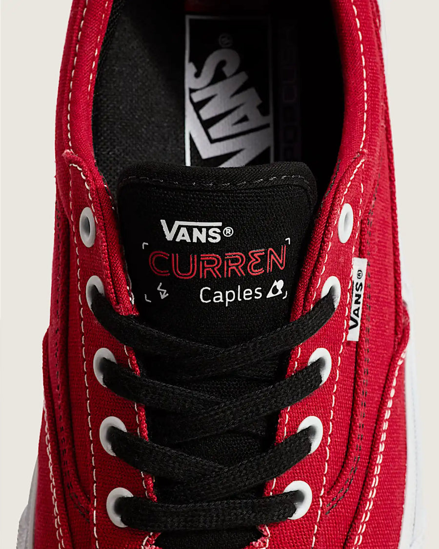 Souliers Skate Curren Caples - Red/White