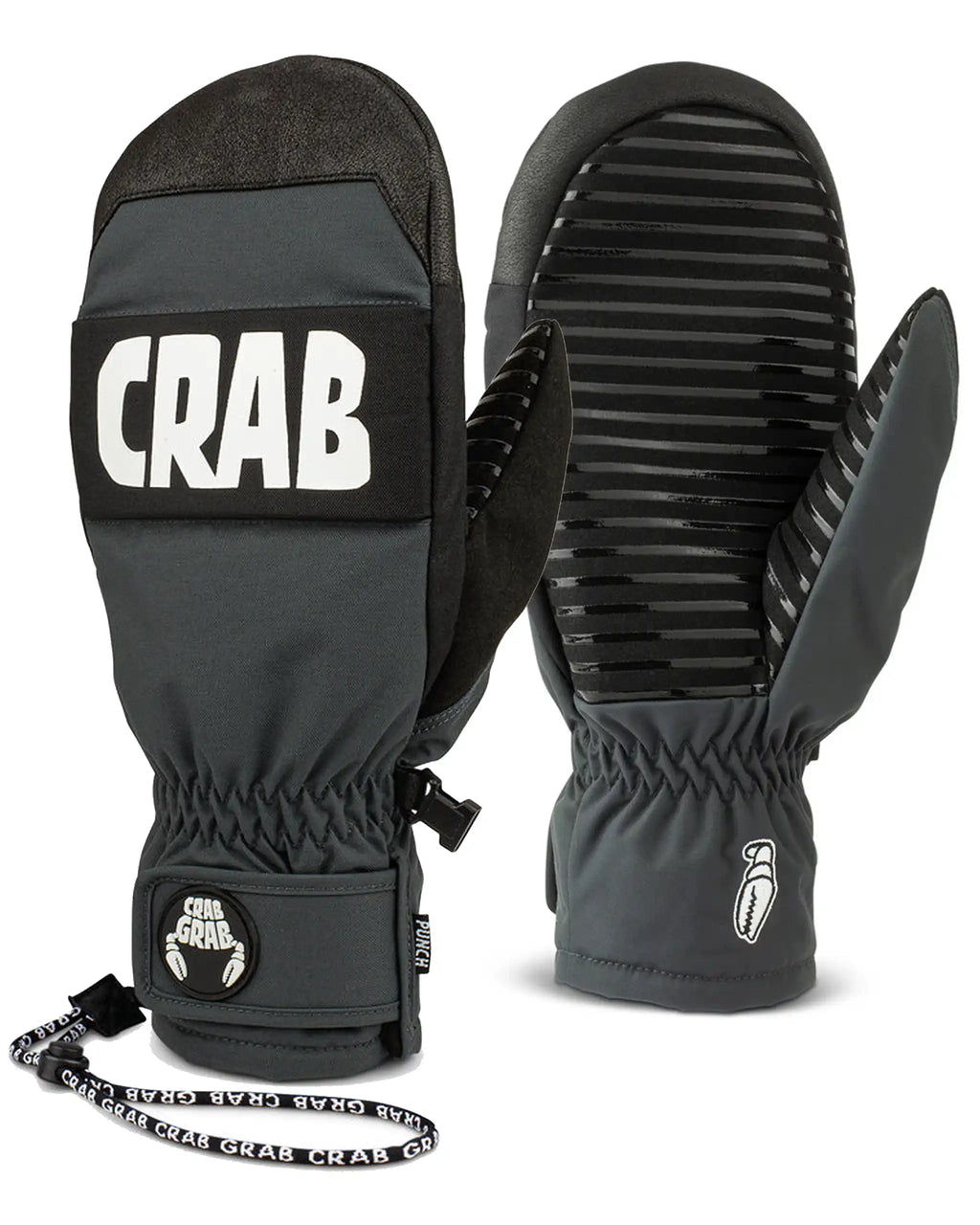CRAB GRAB Punch Mitt - Washed Black Gloves and Mitts