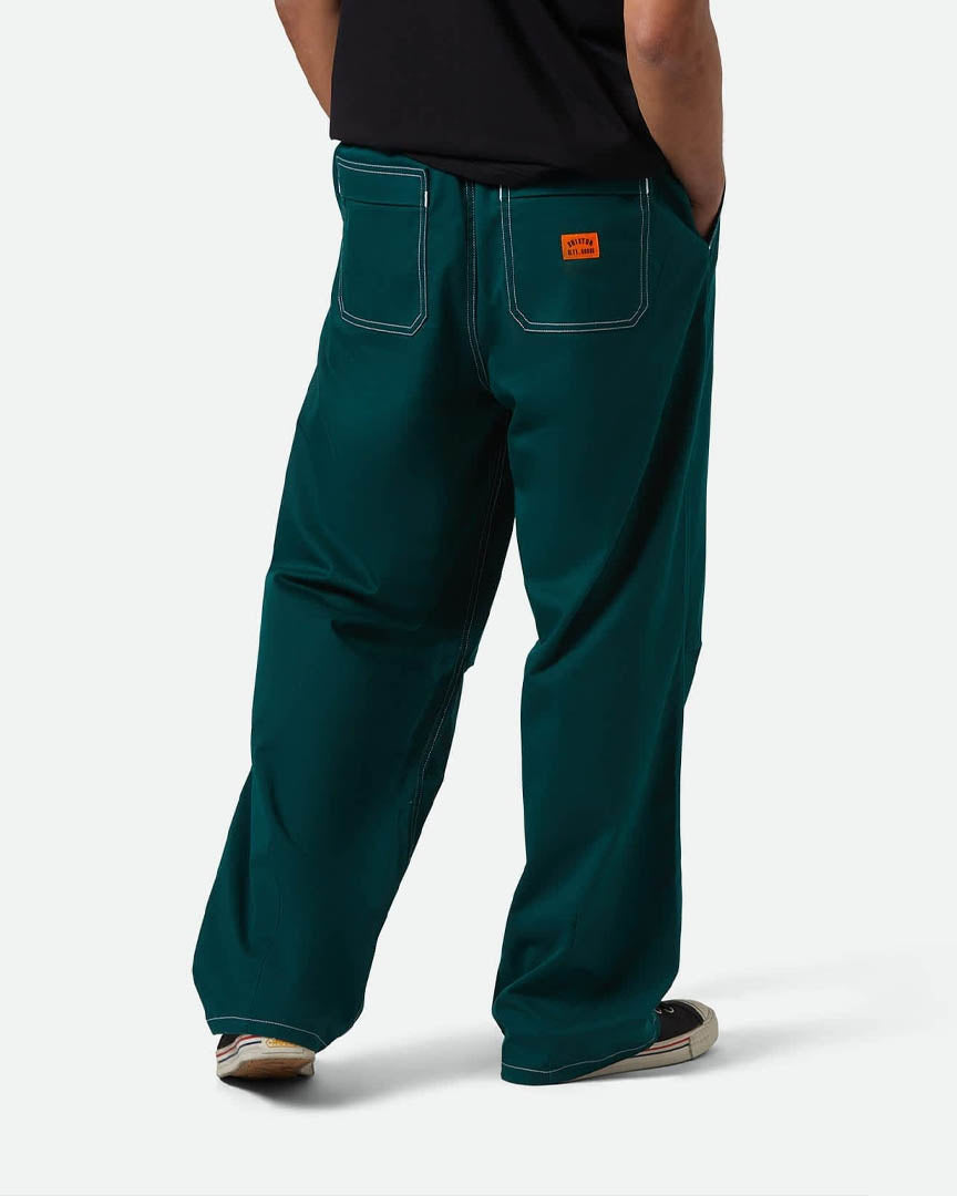 Baggy Skate Pants - Deep Emerald