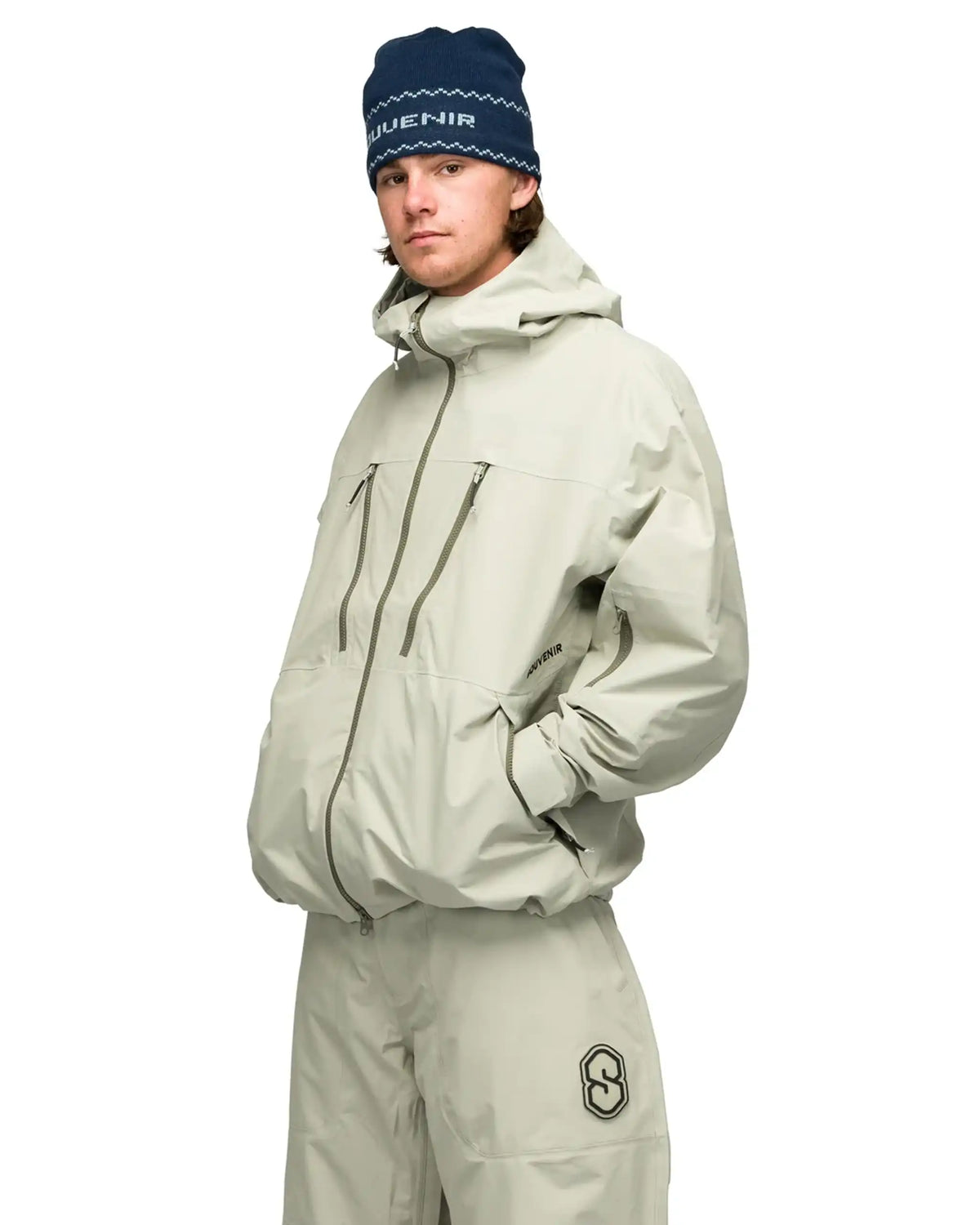 SOUVENIR 3 Ply Ripstop Jacket Winter Jacket - Wet Sand – view 4