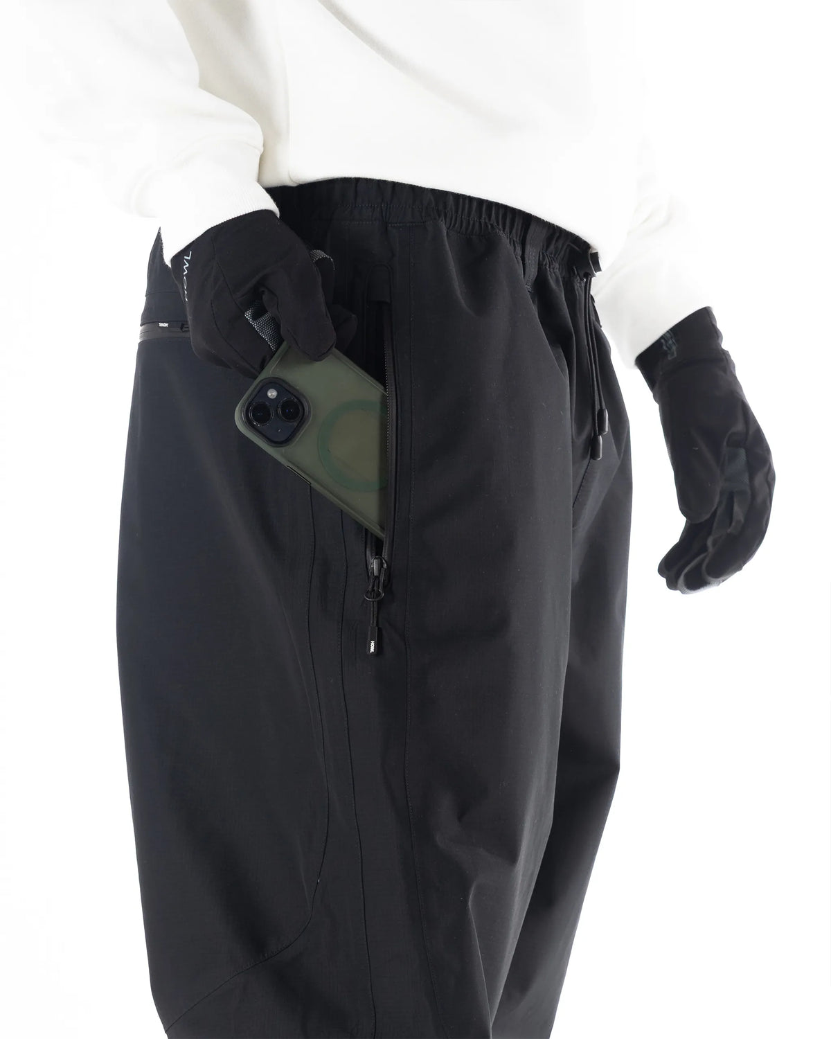 HOWL Shell Snow Pants - Black – view 7