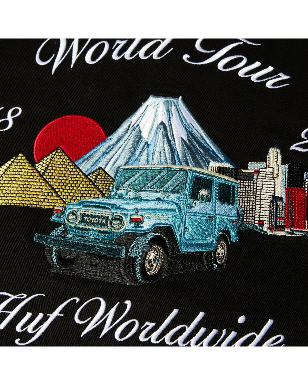 HUF X Toyota Land Cruiser World Tour Jacket - Black – view 7