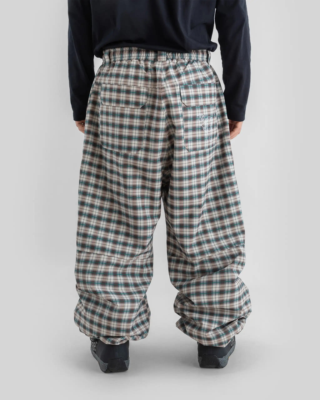BEYOND MEDALS Park Print 2L Snow Pants - Light Beige – view 7