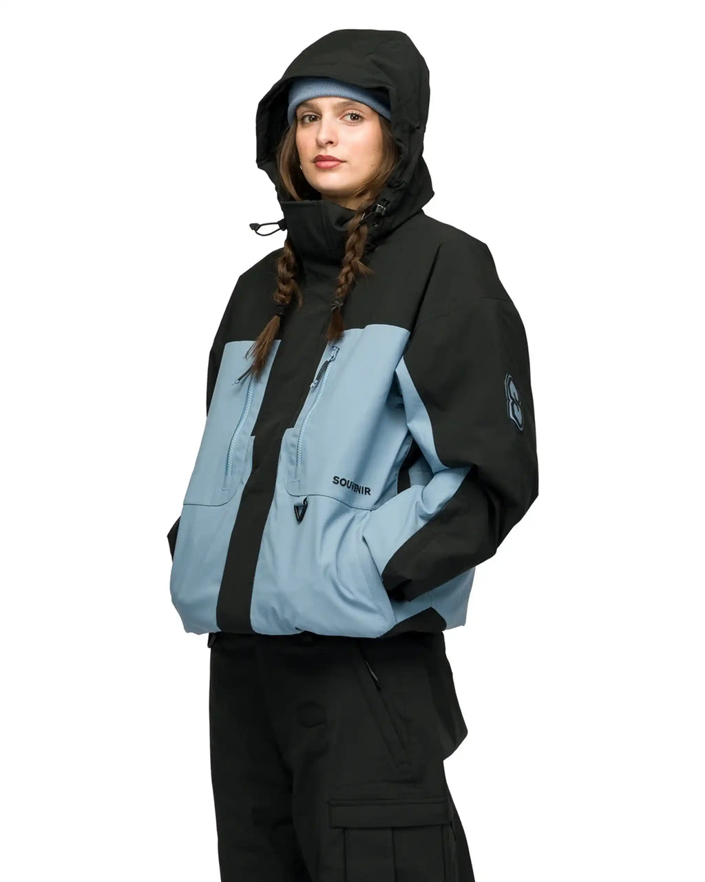 Manteau Neige S2000 Insulated Jacket - Blue Fog par SOUVENIR – vue 6