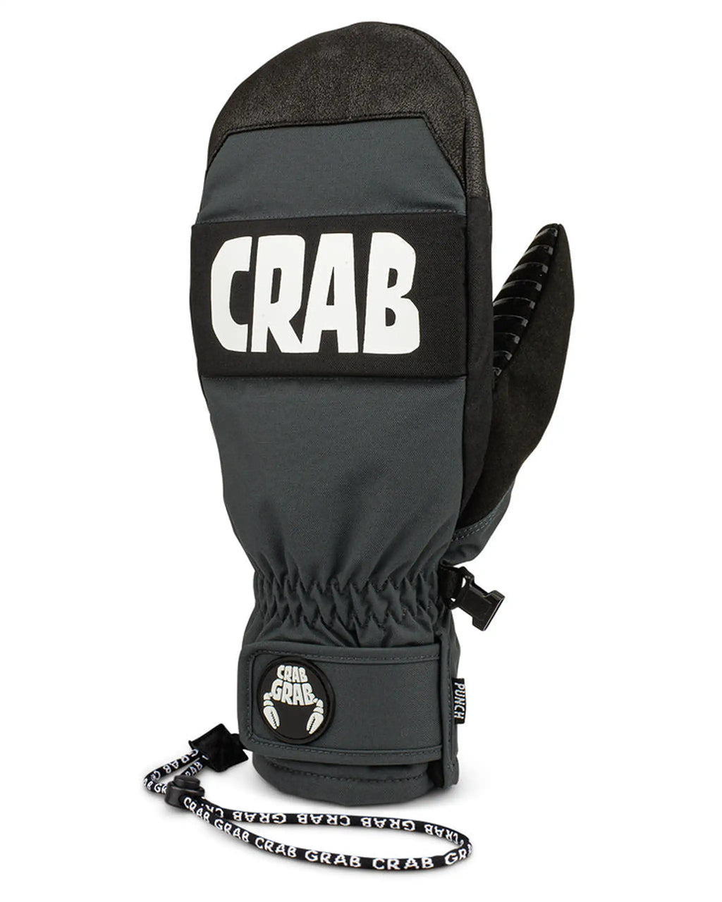 CRAB GRAB Punch Mitt - Washed Black Gloves and Mitts – view 2