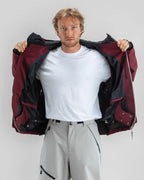 BEYOND MEDALS X Taped 3L Winter Jacket - Dark Red – view 8