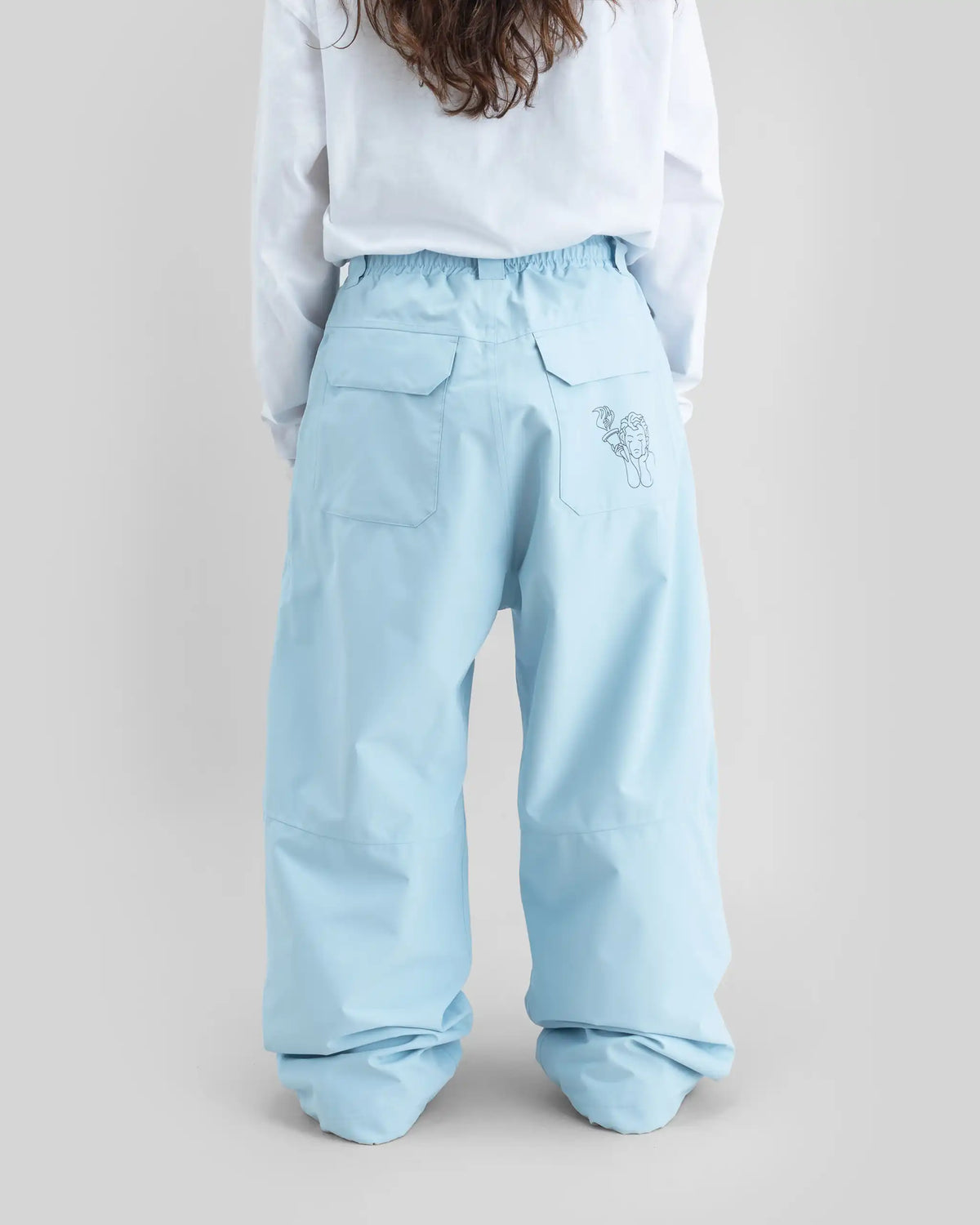 BEYOND MEDALS Park 2L Snow Pants - Light Blue – view 8