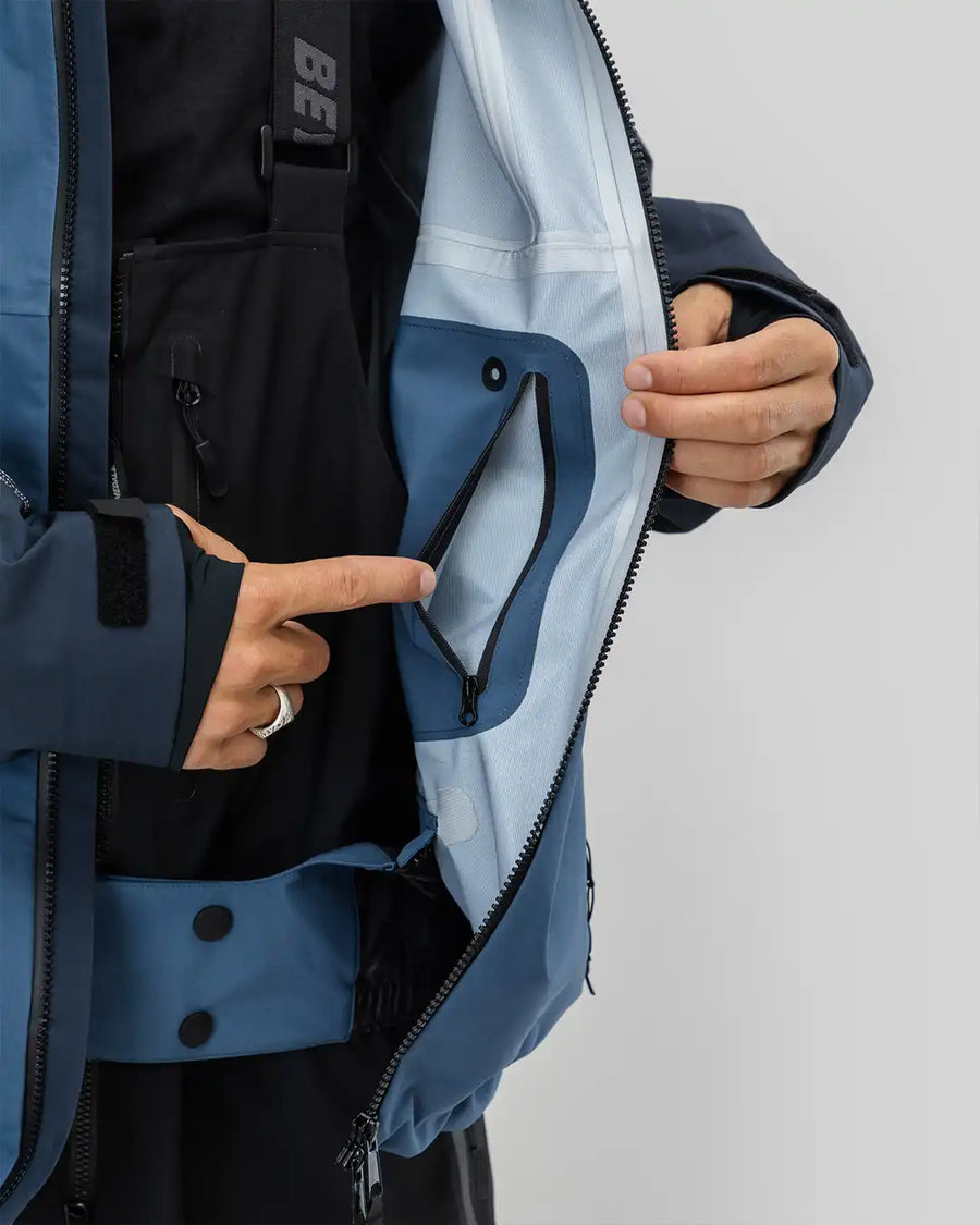 Manteau Neige Tech 3L - Blue