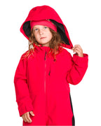 Little Flurry One Piece Kid's Winter Suit - Bright Cherry