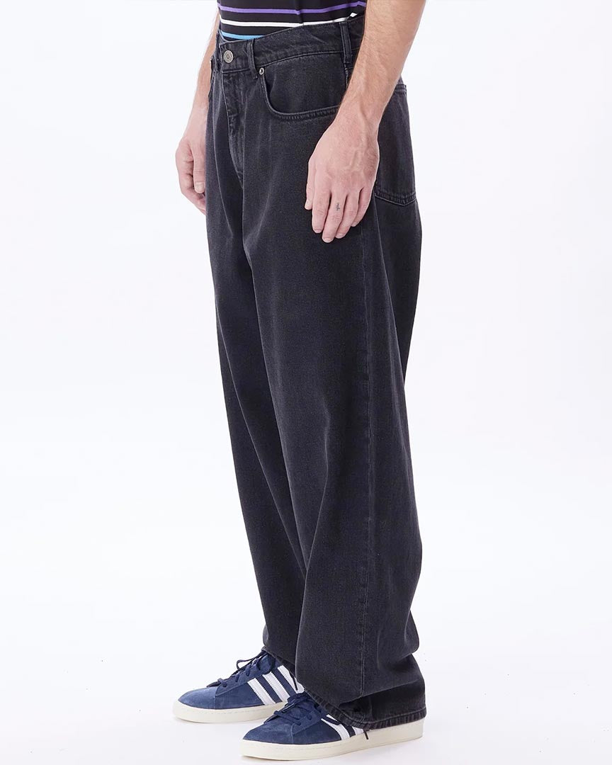 Obey Bigwig Baggy Denim Jeans Faded Black – Boutique Adrenaline