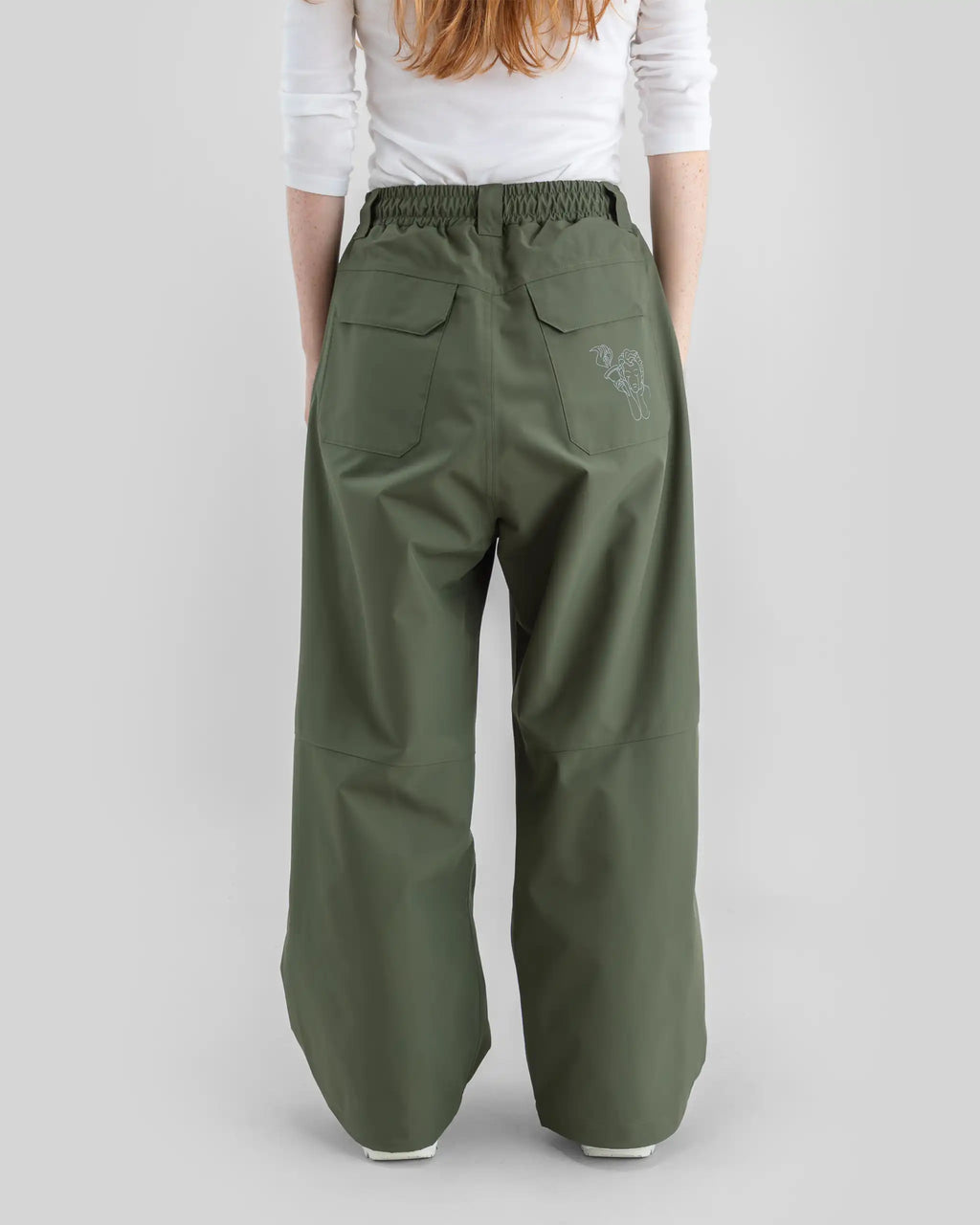 BEYOND MEDALS Park 2L Snow Pants - Dark Green – view 8