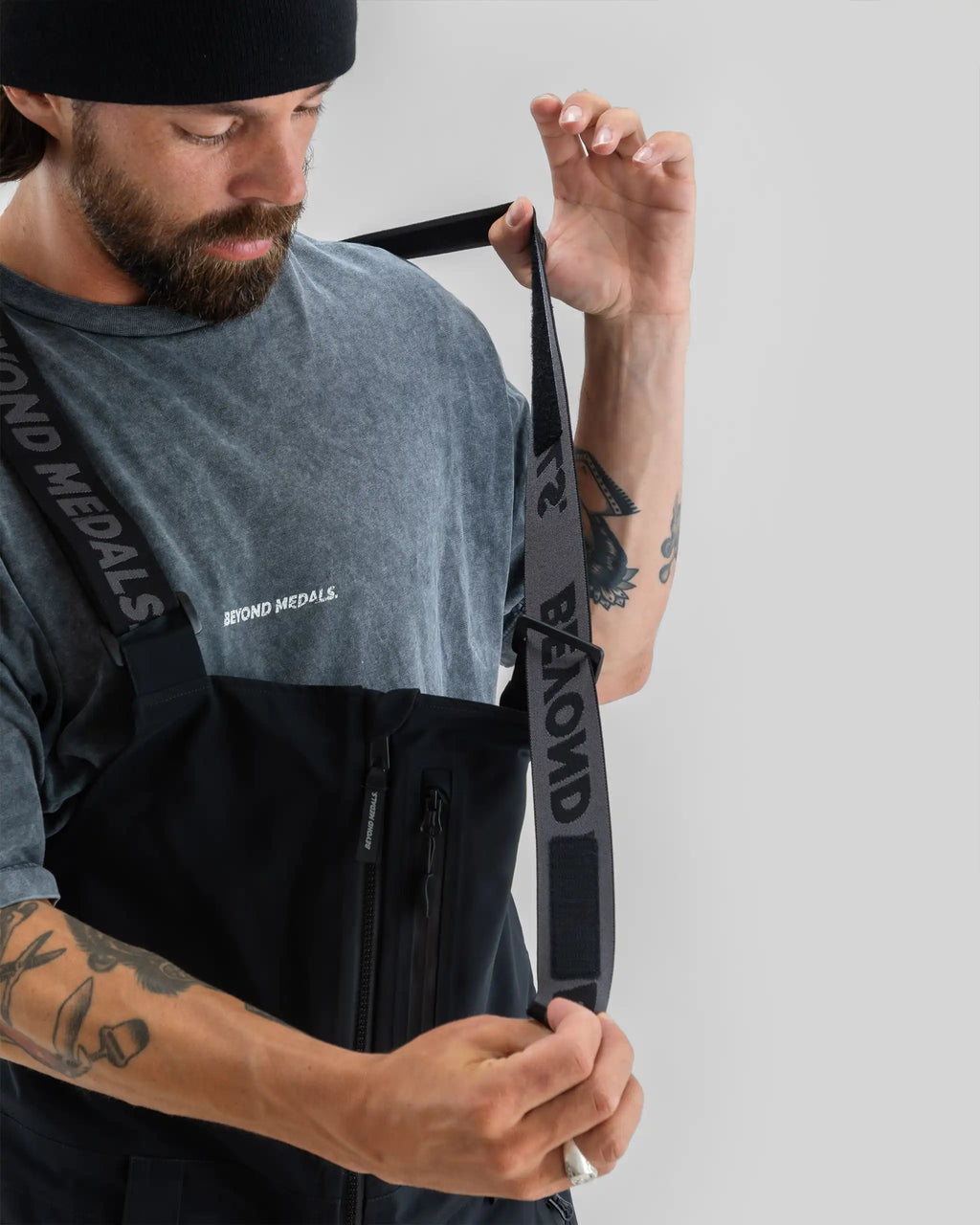 BEYOND MEDALS Tech Bib 2.0 3L Snow Bib - Black – view 12