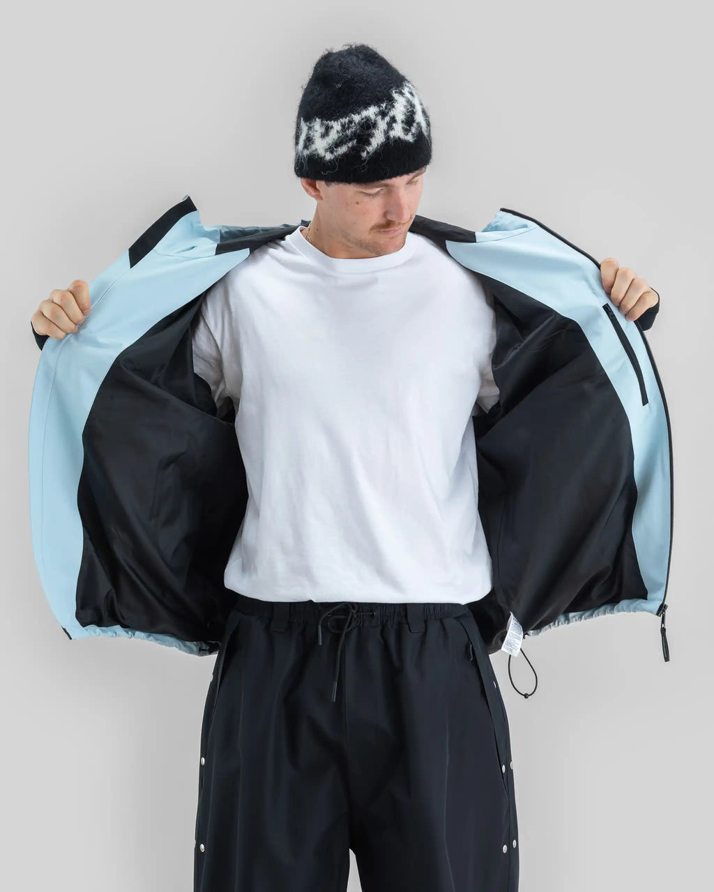 Manteau Neige Park 2L - Light Blue par BEYOND MEDALS – vue 9