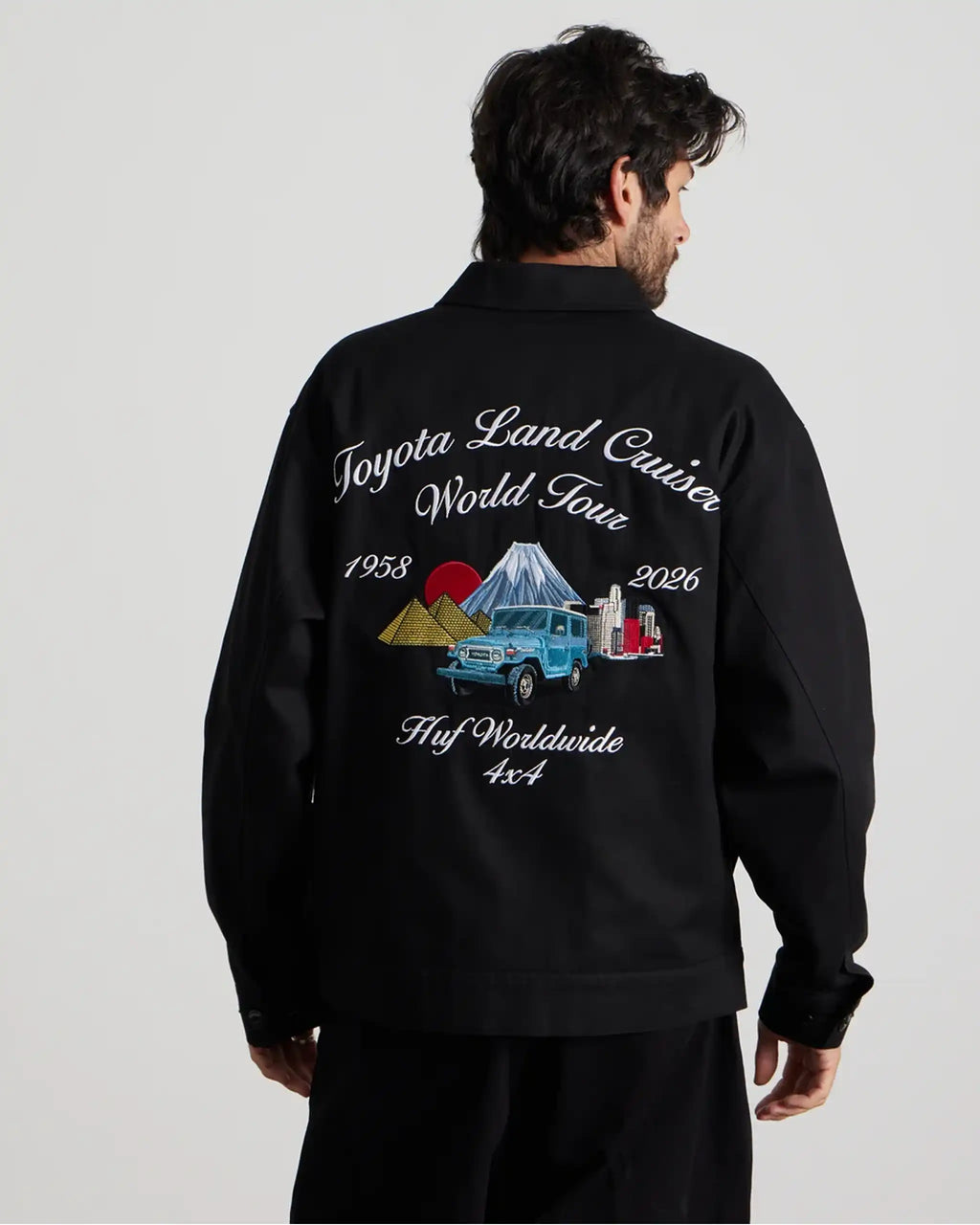 HUF X Toyota Land Cruiser World Tour Jacket - Black – view 9