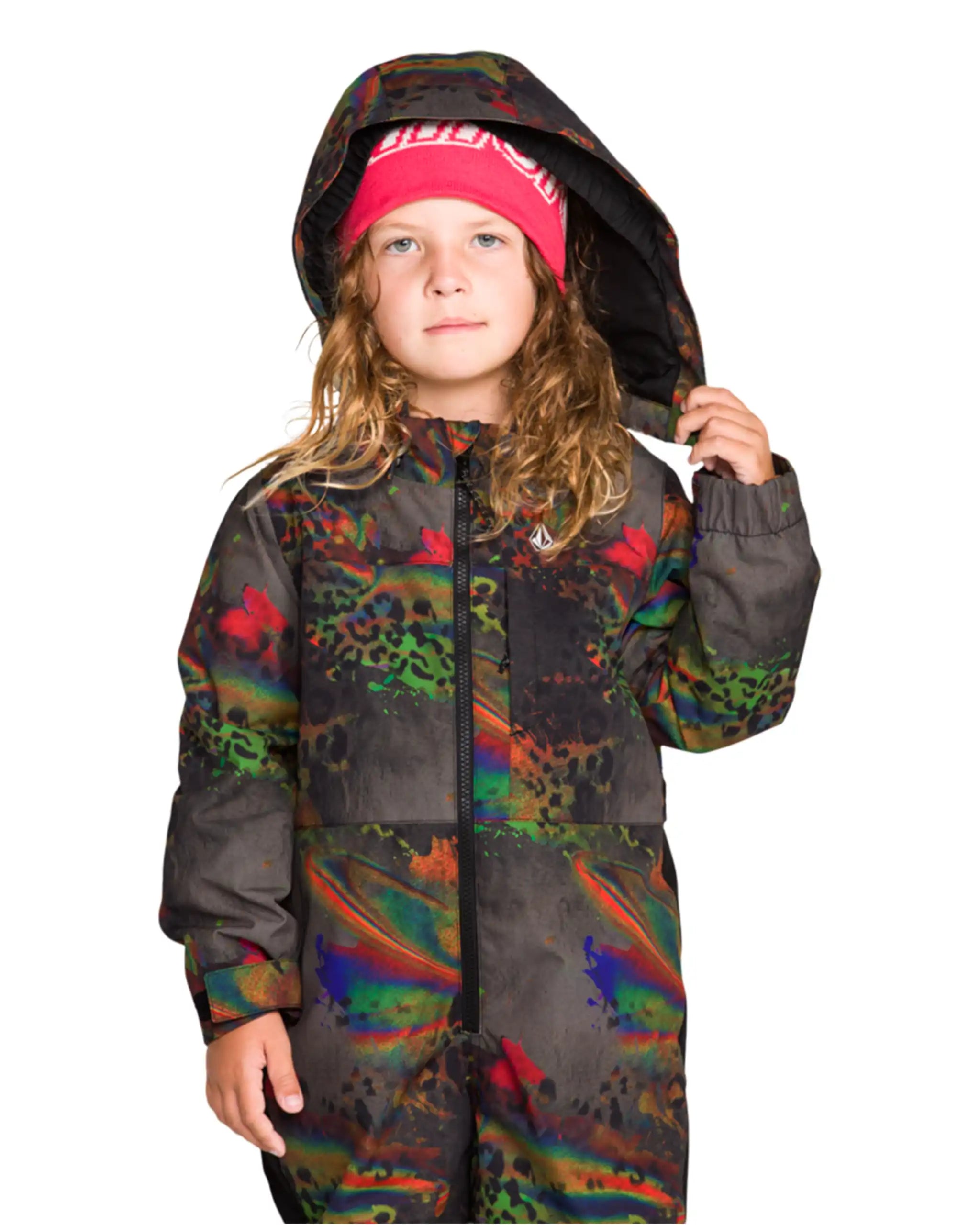 Little Flurry One Piece Kid's Winter Suit  - Cheetah