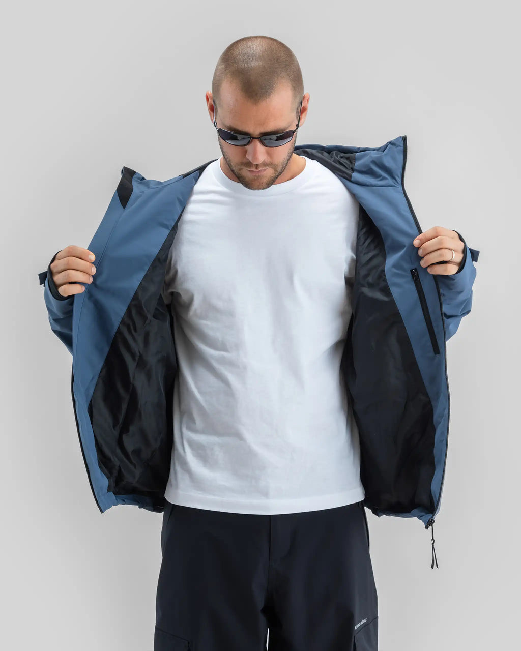 Manteau Neige Park 2L - Blue par BEYOND MEDALS – vue 10