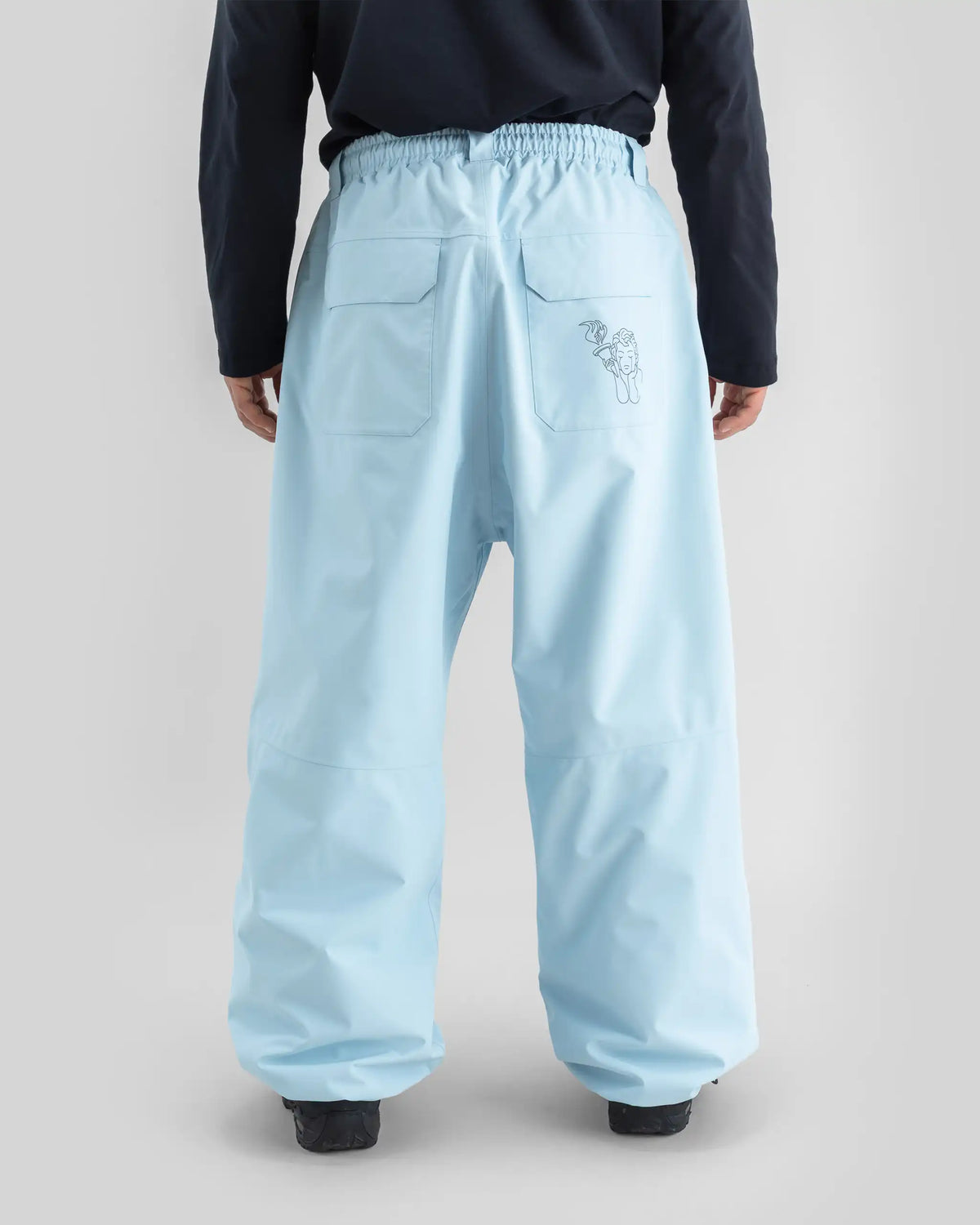 BEYOND MEDALS Park 2L Snow Pants - Light Blue – view 9