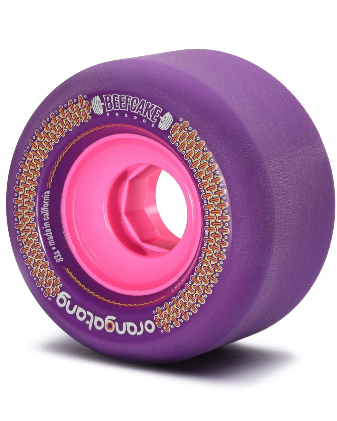 Beefcake Longboard Wheels - Purple