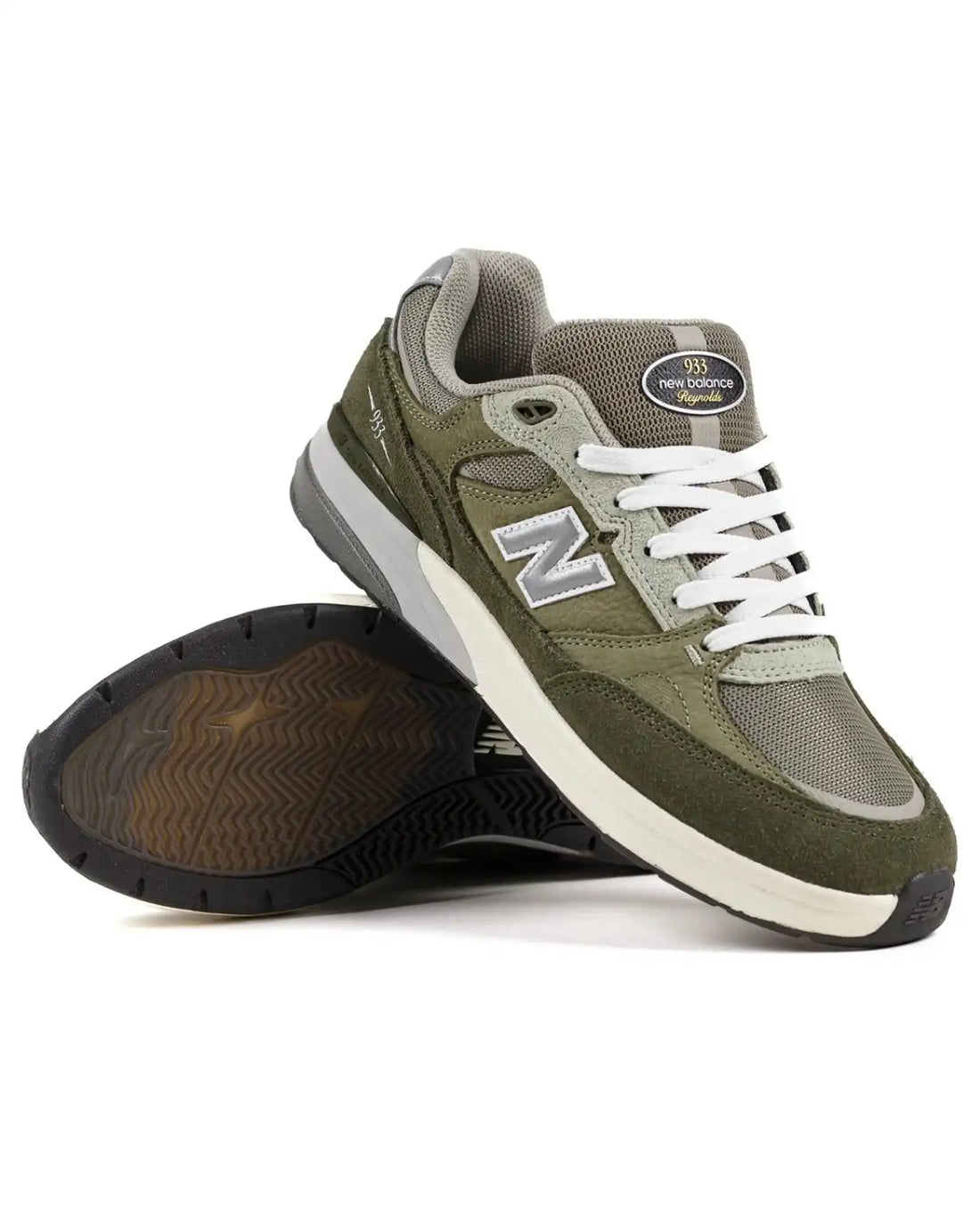 Numeric 933 Reynolds Shoes - Dark Olive/Light Olive