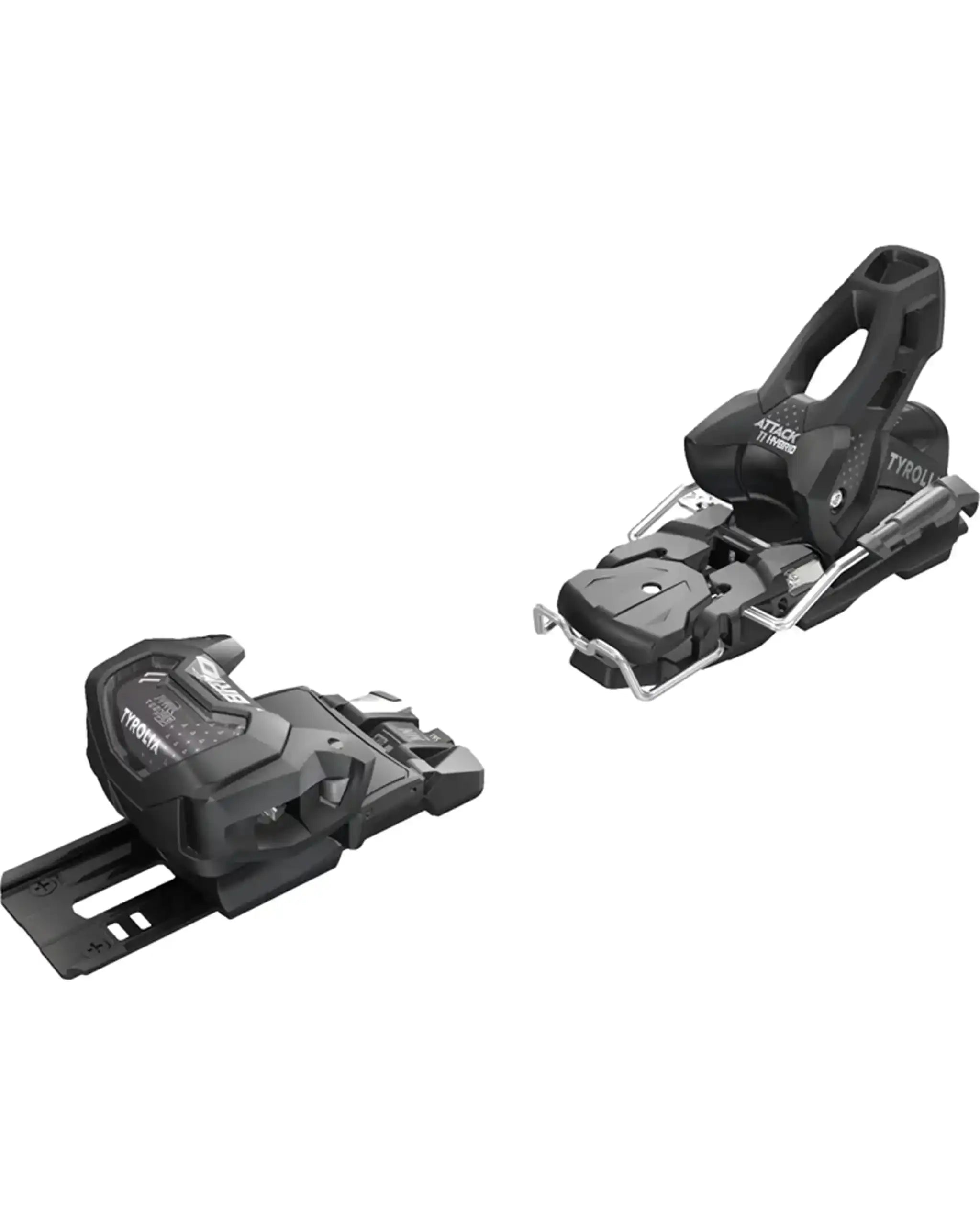 Attack Hybrid 11 Mn/Pt Ski Bindings - Black/Silver