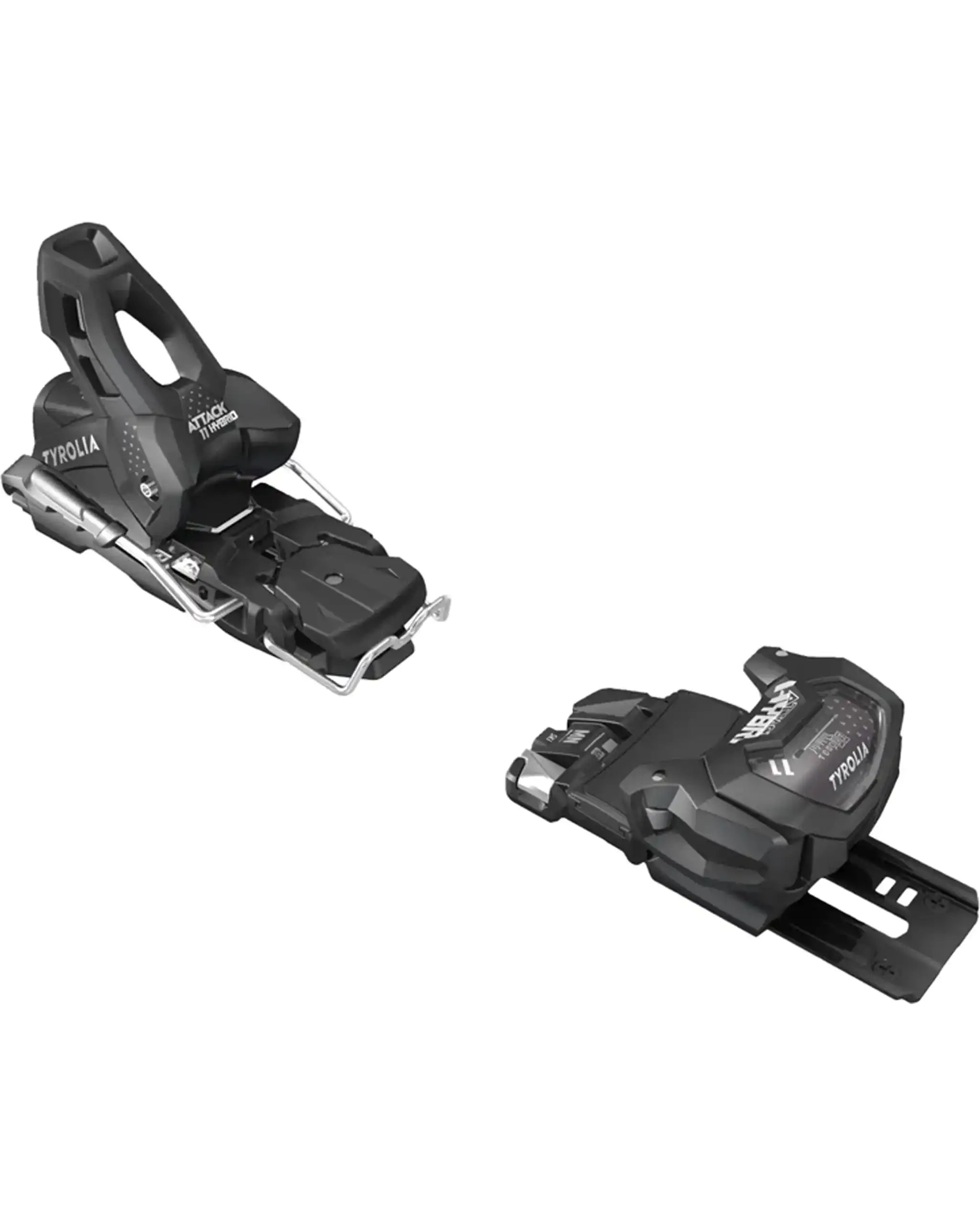 Attack Hybrid 11 Mn/Pt Ski Bindings - Black/Silver