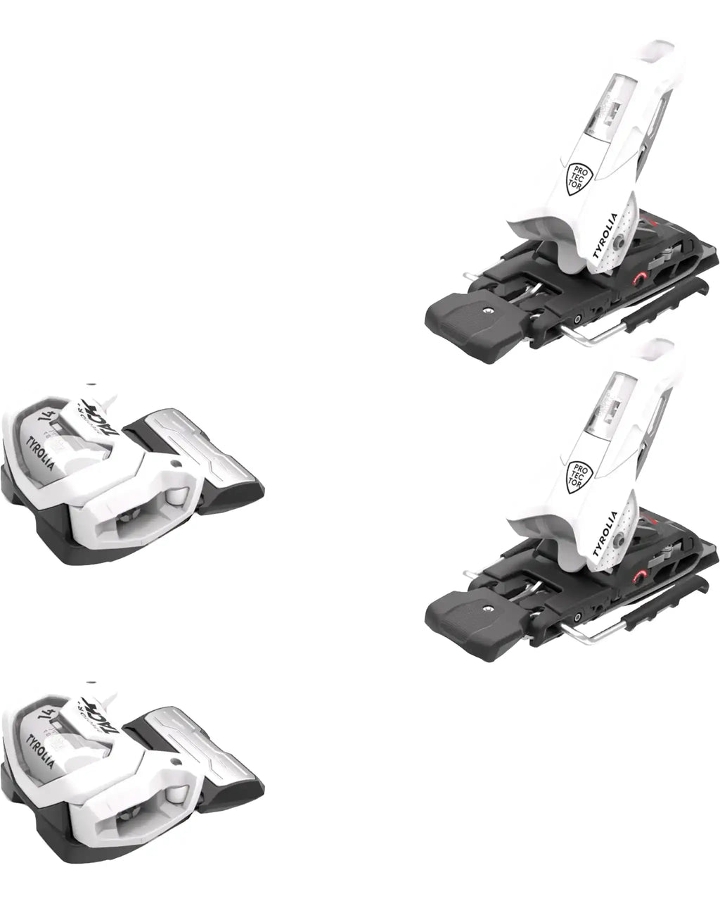 Protector+ Attack 14 Gw Ski Bindings - White 2027