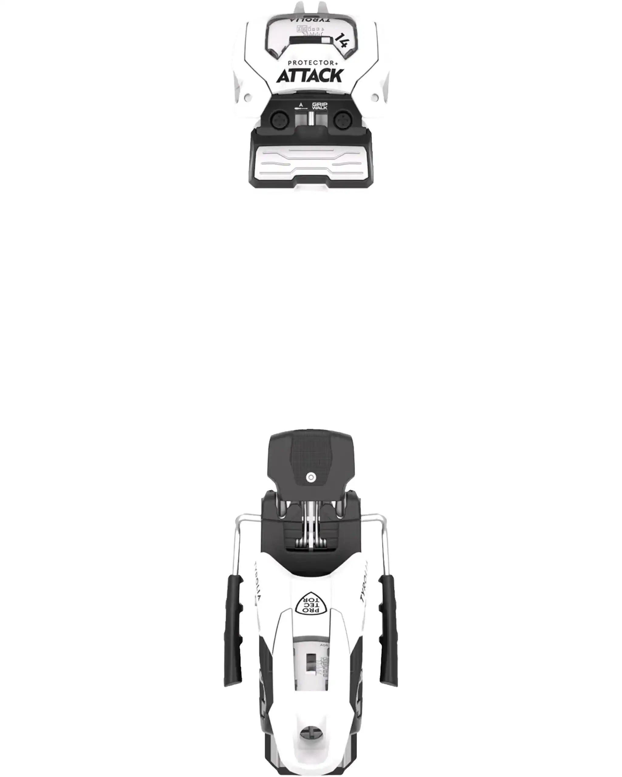 Protector+ Attack 14 Gw Ski Bindings - White 2027