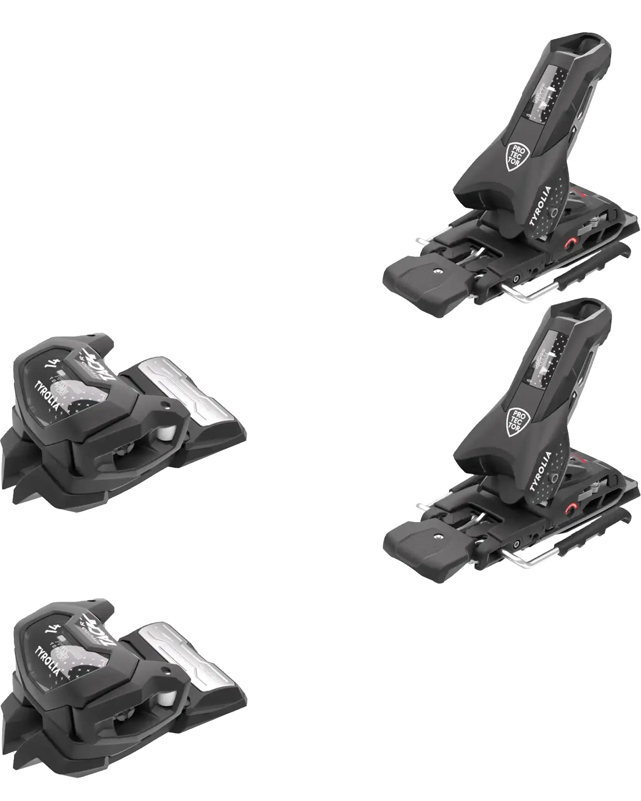 Protector+ Attack 14 Gw Ski Bindings - Black 2027