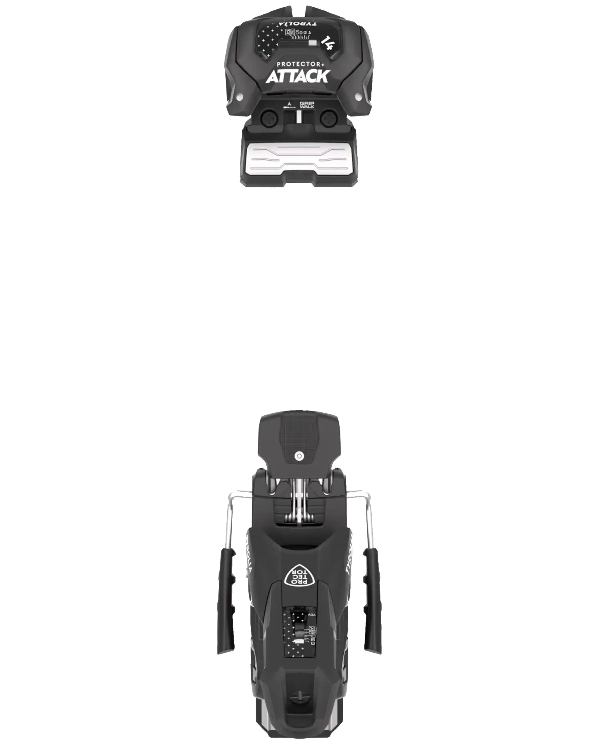 Protector+ Attack 14 Gw Ski Bindings - Black 2027