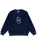 Cotton Ouaté Sherpa Crew - Navy