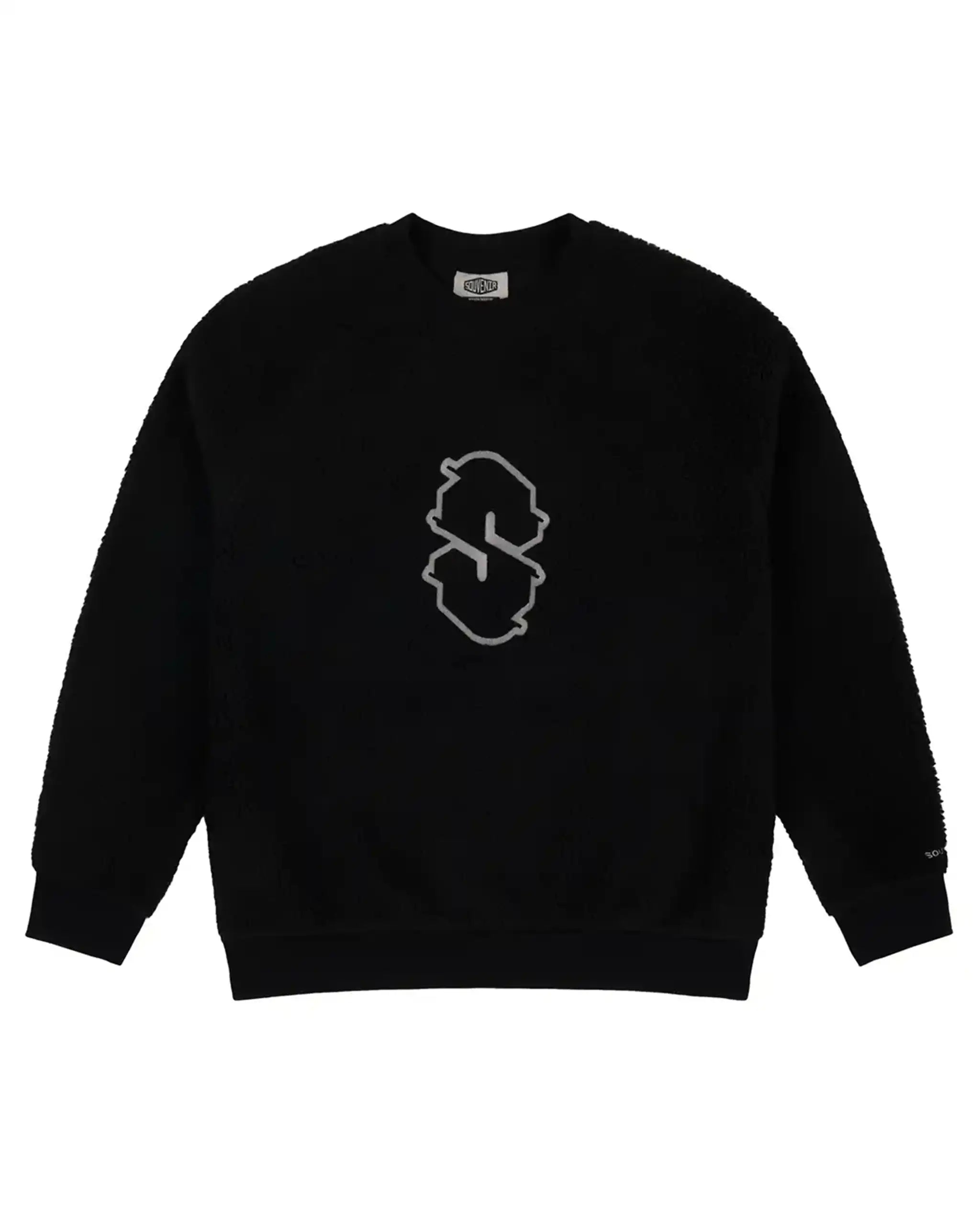 Cotton Ouaté Sherpa Crew - Black