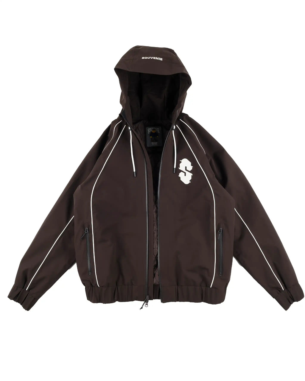 SOUVENIR Insulated Track Jacket Winter Jacket - Cacoa