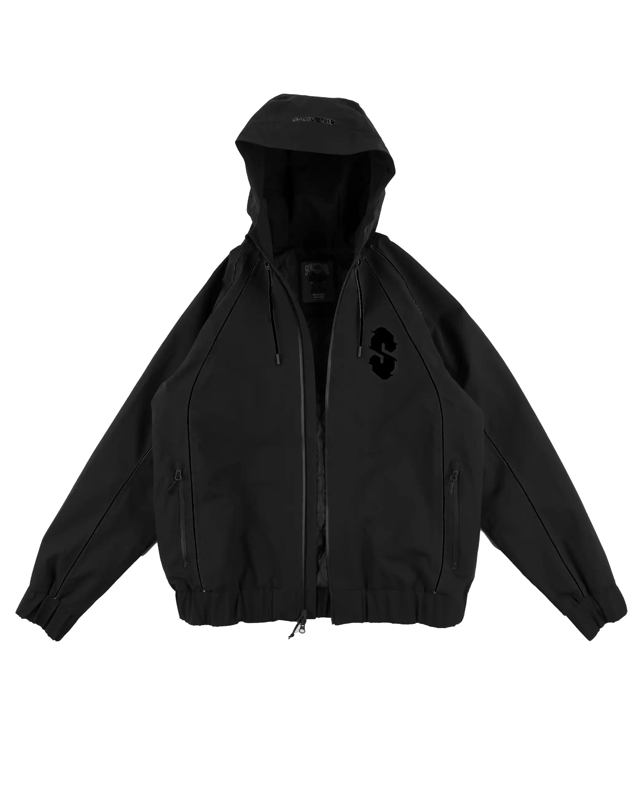 Manteau Neige Insulated Track Jacket - Black